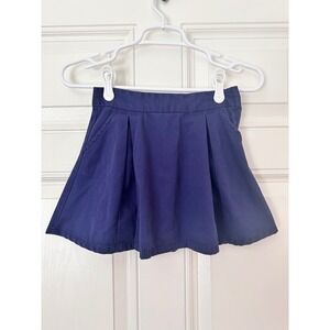 Gymboree Play Proof Uniforms Navy Blue Pleated Skort Girls Size 8 School Uniform